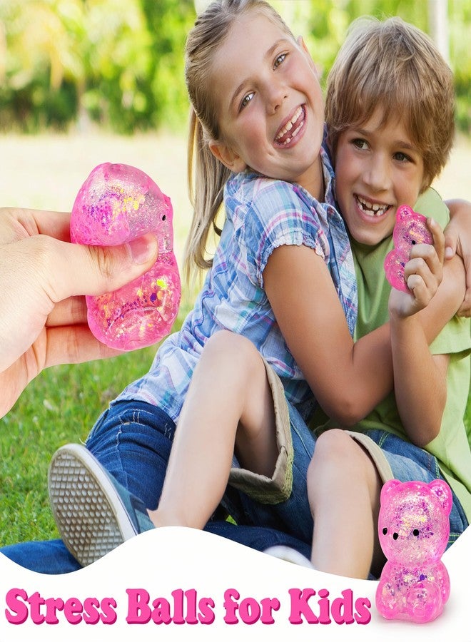 لعبة ZTATU Gummy Bear Squishy Fidget (قطعة واحدة) كرات تخفيف التوتر للبالغين، كرة سكر لتخفيف التوتر، لعبة حسية، كرة ضغط، لعبة تخفيف التوتر، كرة ضغط، هدايا حفلات للأطفال، حشوات سلة عيد الفصح - Image 5